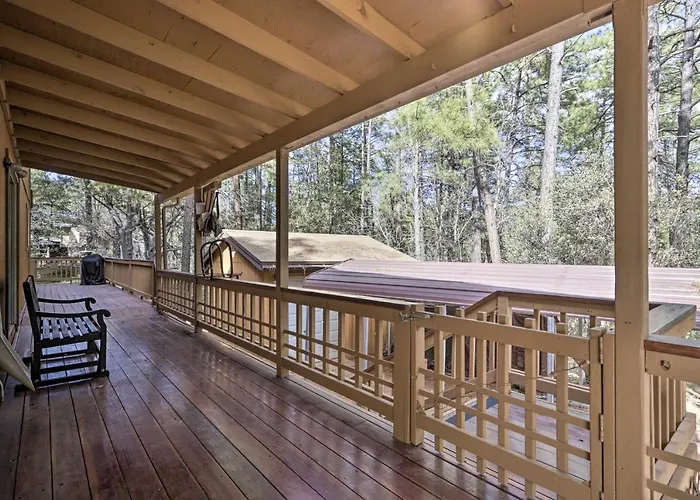 Porch, Grill + Loft: Rustic Rim Country Retreat! * Pine